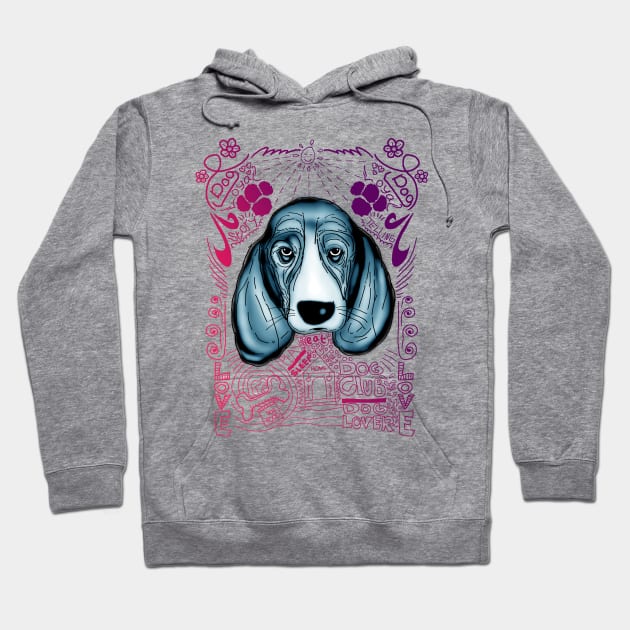 Dog Lover Club Hoodie by angsabiru